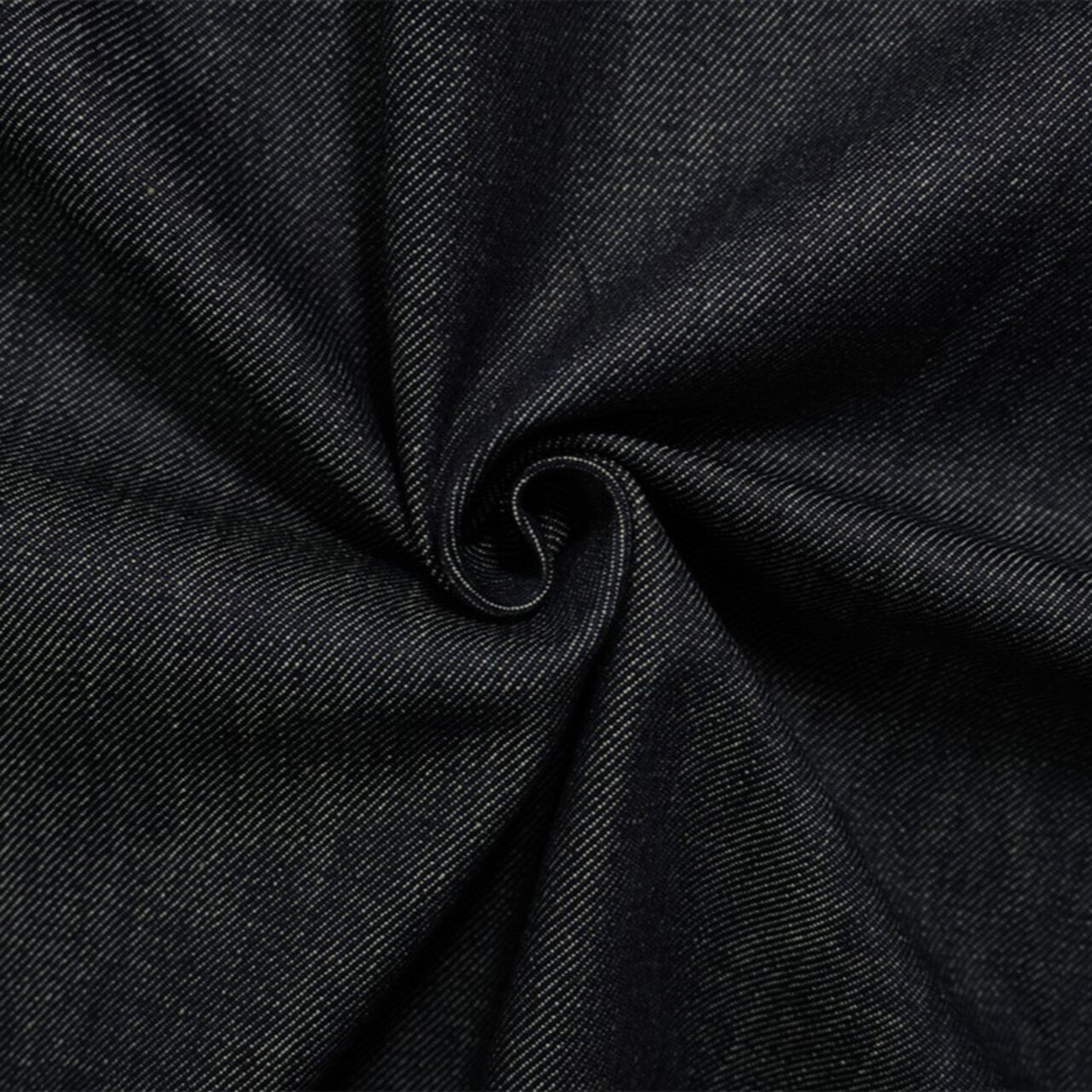 Deep Navy 10 oz. Famous Denim Co. Cotton Denim Twill Woven Fabric By the Yard